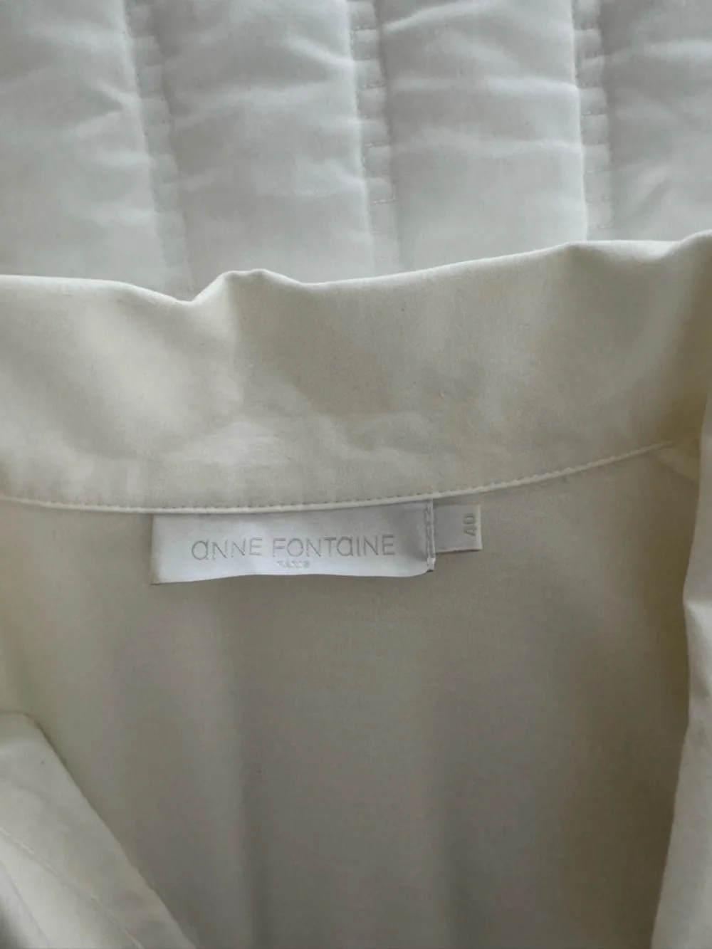 Anne Fontaine Christie Double Collar blouse size 40 - Picture 5 of 6